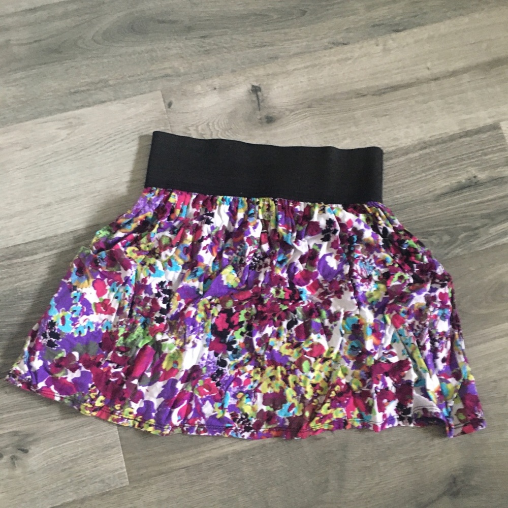 French Atmosphere- Elastic Waistband Skirt